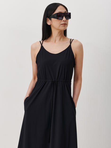 Ilze Dress Technical Jersey | Black