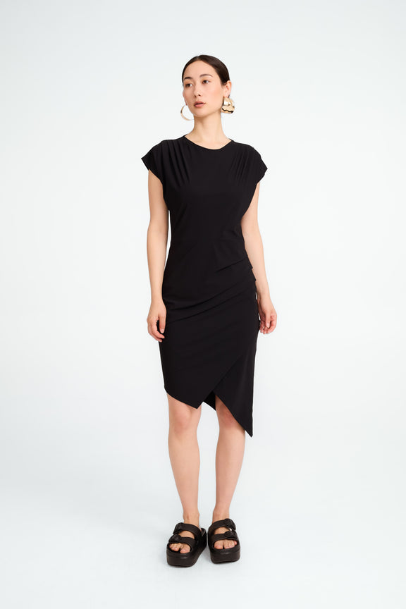 Luxor studio dress technical jersey | Black