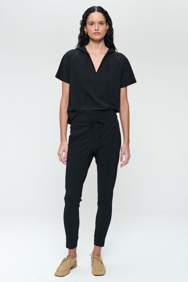 John strech technical jersey pants | Black