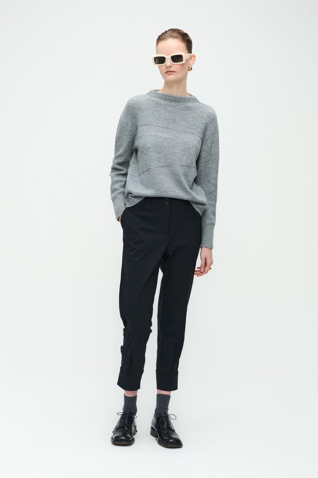 Delia Pants Technical Jersey | Black