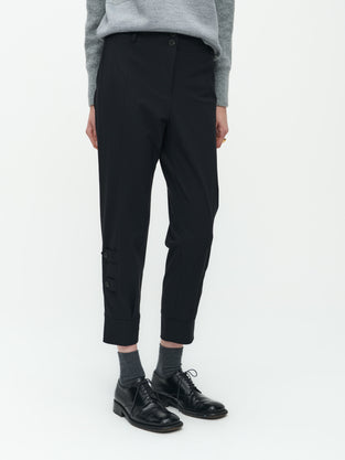 Delia Pants Technical Jersey | Black