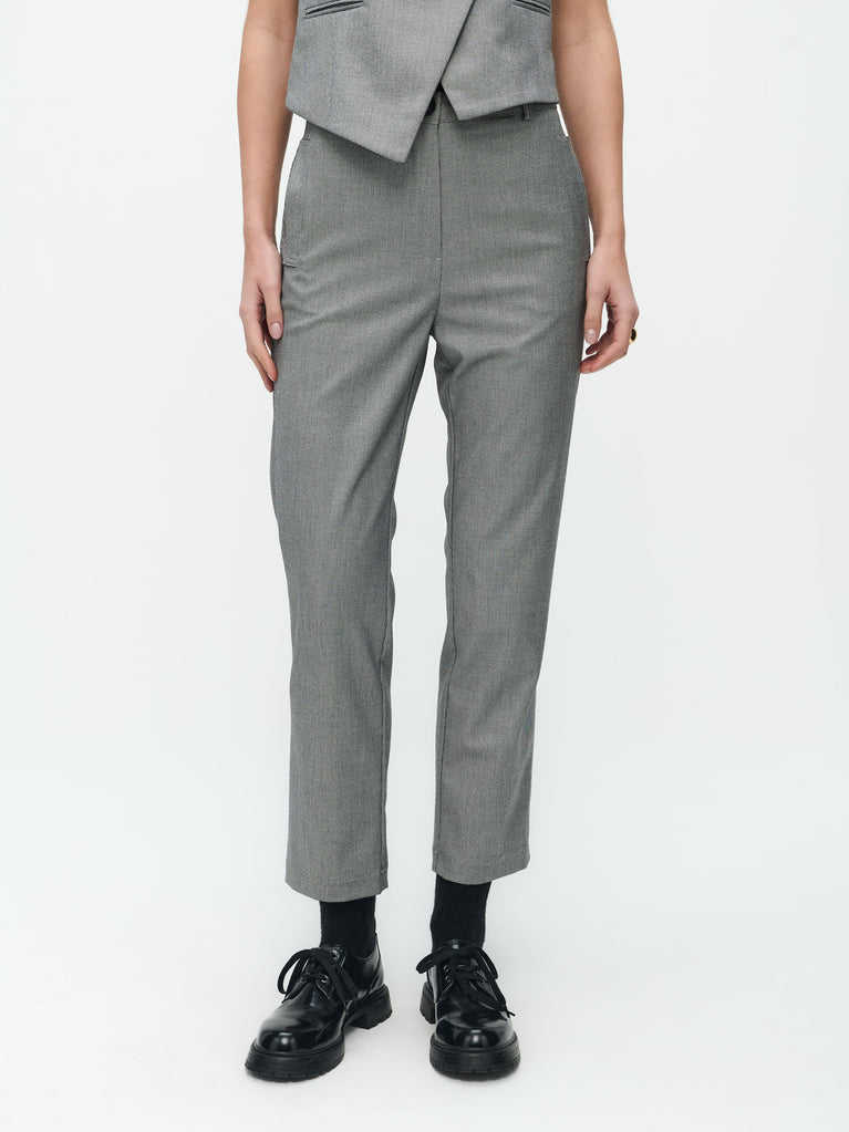 Mirela Pants | Grey Silver