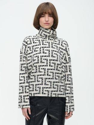 Baker Studio Pullover | White Black