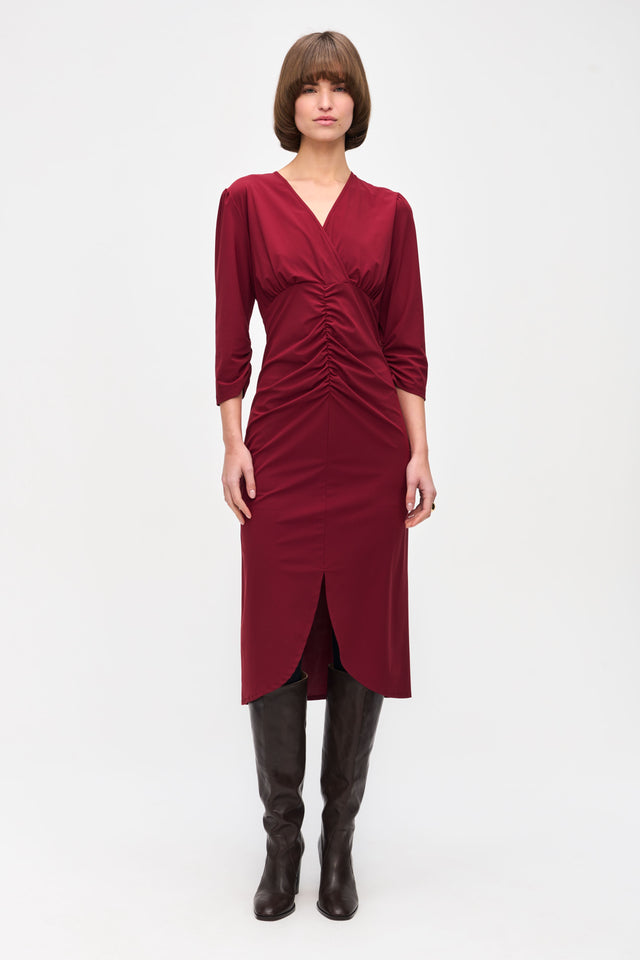 Katja Dress Technical Jersey | Amaranto