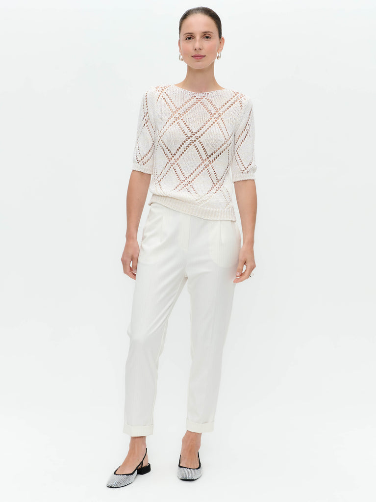 GaryZ shiny line viscose pants | Off White