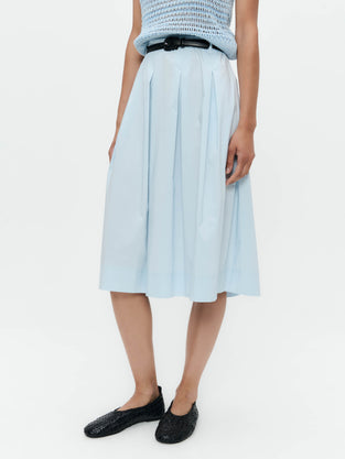 Timy poplin skirt | Light Blue