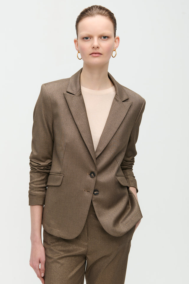 Hunt Blazer | Gold Brown