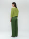 Cotton fibers pullover 25019 | Green