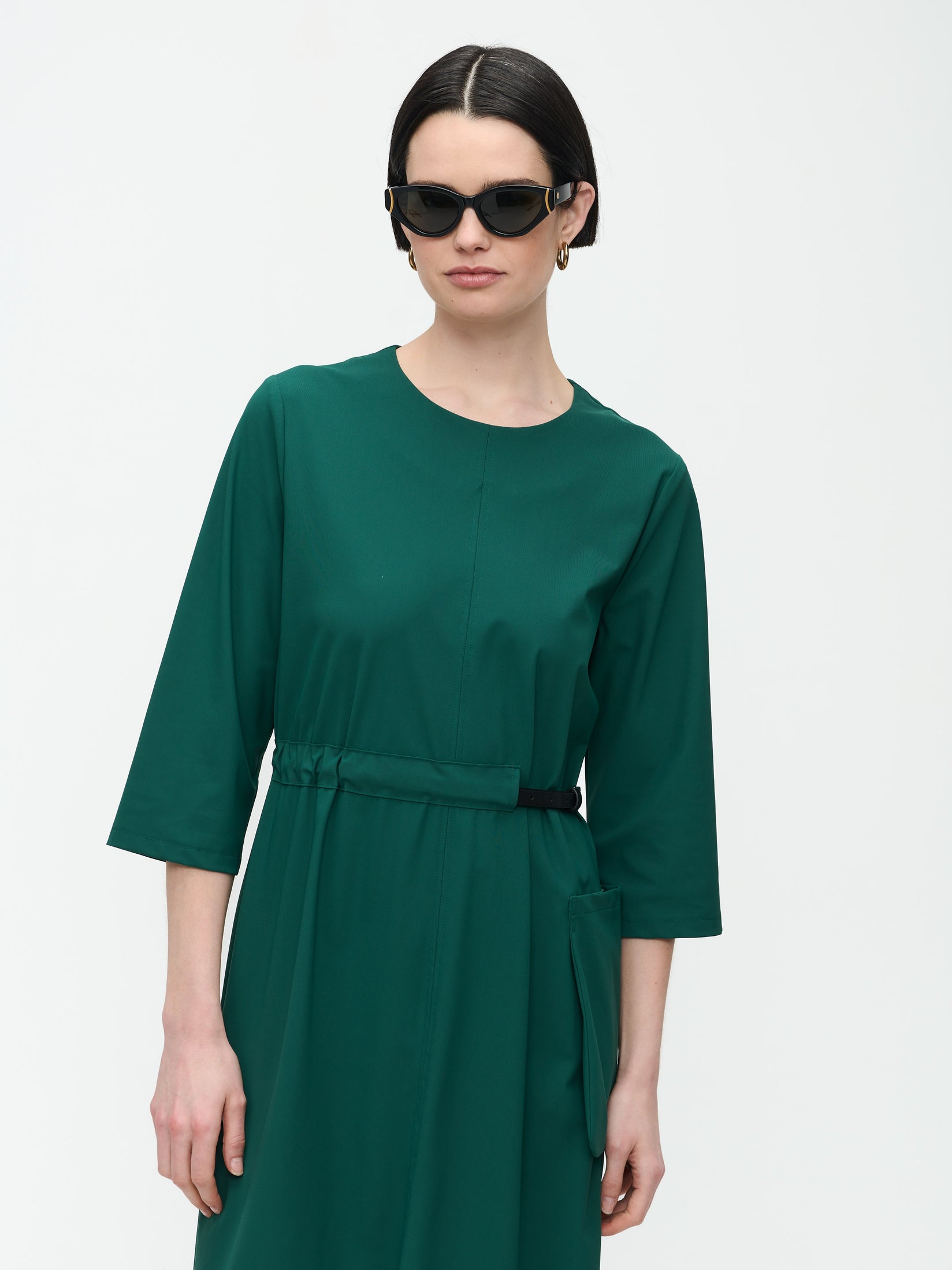 Marlou Dress Technical Jersey | Green