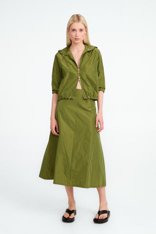 Betulla taffeta jacket | Green