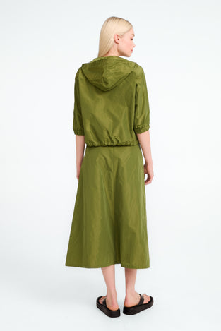 Begonia taffeta skirt | Green