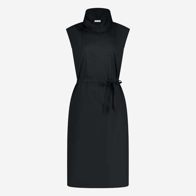 Dress poplin cotton blend | Black