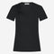 Cotton elastene knot t-shirt | Black