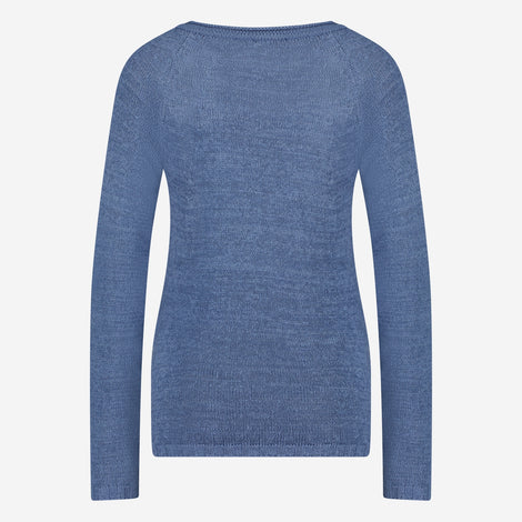 Wholegarment pullover | Blue