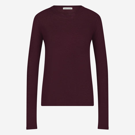 Katherine Pu Pullover | Bordo