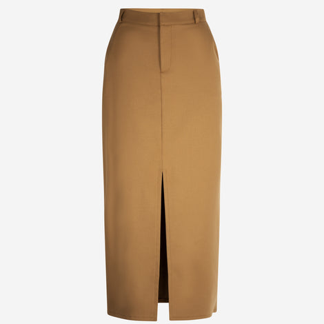 Rill Skirt | Caramel