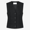 Kay strech technical jersey vest | Black