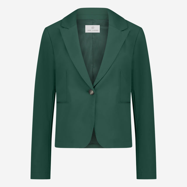 Elvira Blazer Technical Jersey | Green