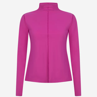 Zara Top Technical Jersey | Fuxia