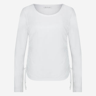 Rosa Top Technical Jersey | White