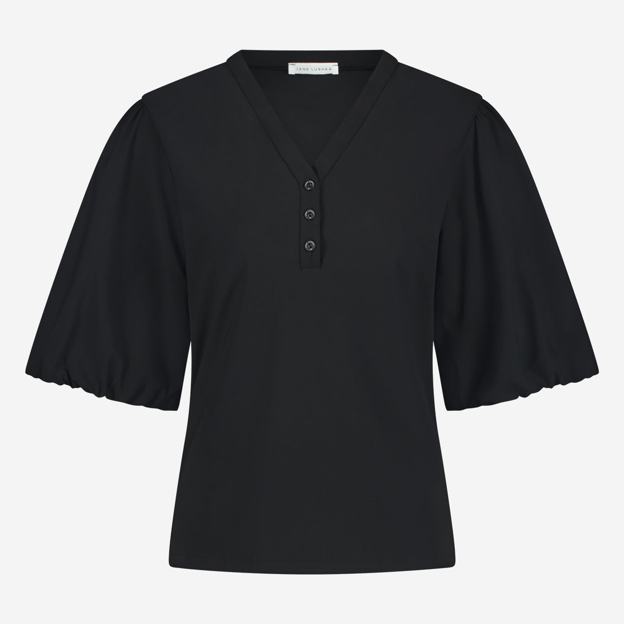 Ava Top Technical Jersey | Black