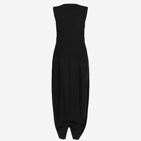 Jackie Dress Technical Jersey | Black