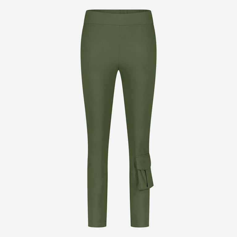 FreyN structure technical jersey pants | Oliva green