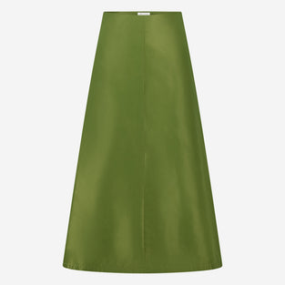 Begonia taffeta skirt | Green