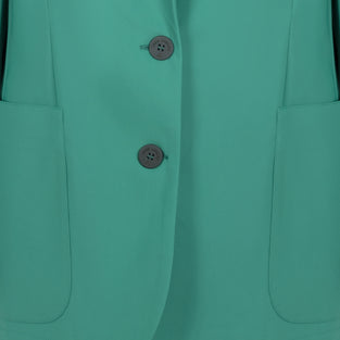 Lennard Oversize Blazer Technical Jersey | Green